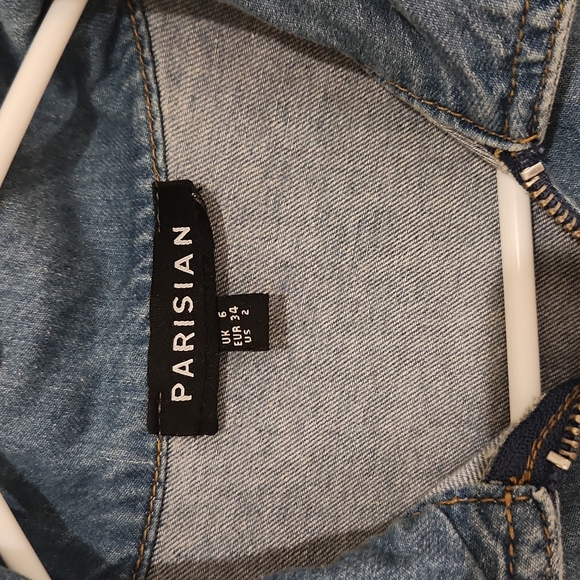 Size 2 Parisian Denim Jumpsuit - Picture 2 of 4